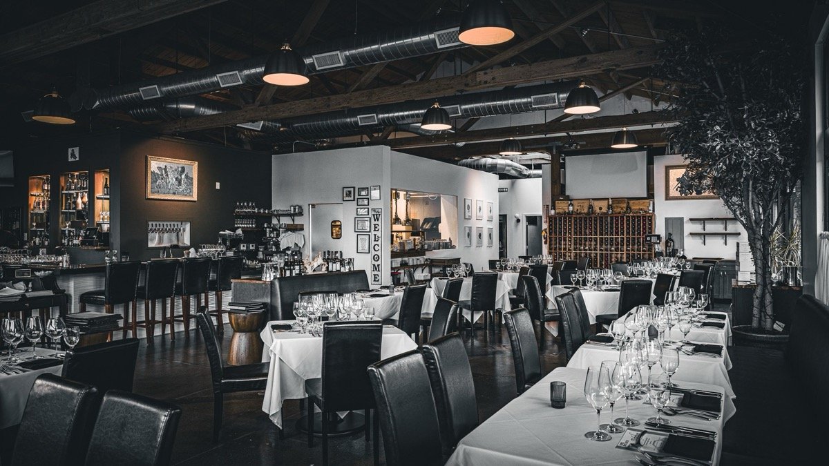 The Chez Bacchus dining room ready for the Chef's Table